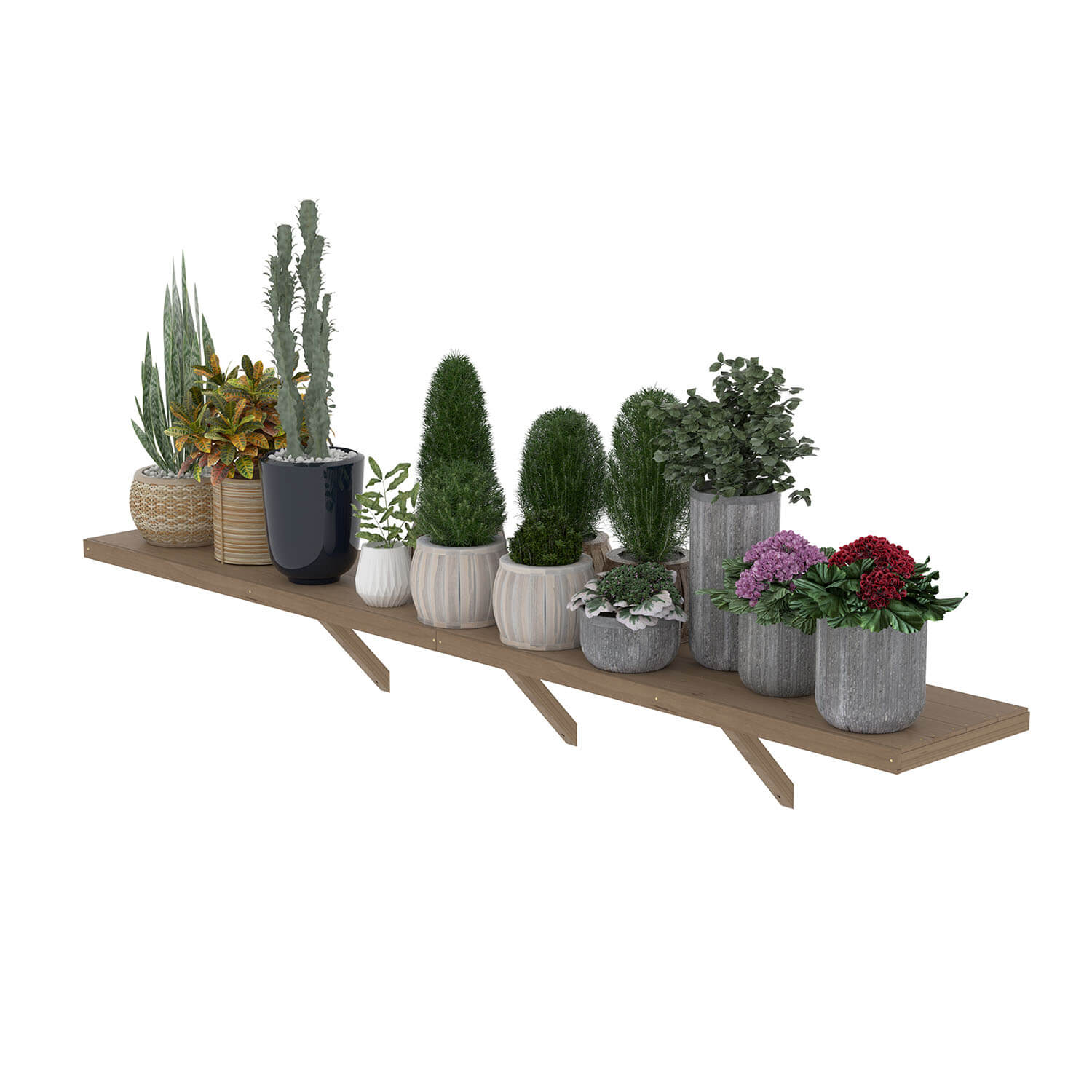 Greenhouse Shelving for Veikous Greenhouses