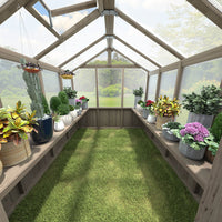 Greenhouse Benches on Side Wall