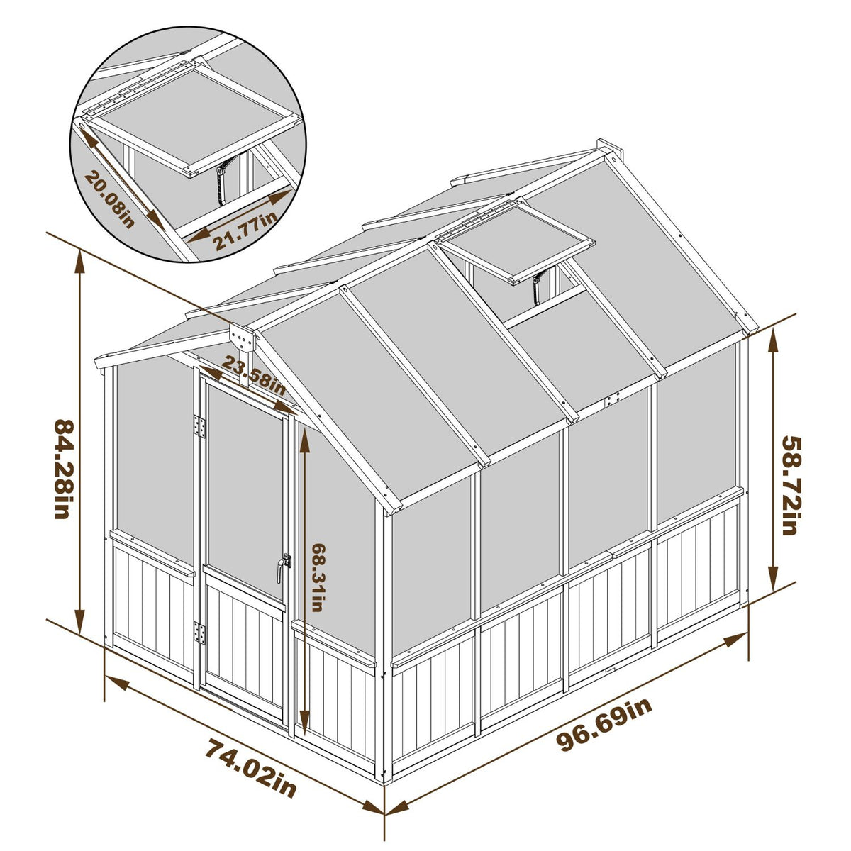Veikous greenhouse sale for garden