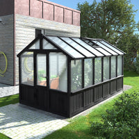 veikous 6x12 wooden greenhouse