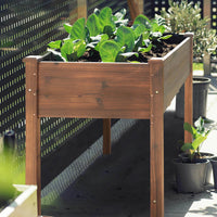 Elevated Planter Box, Saddlebrown