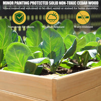 raised planter with legs, Burlywood