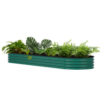 Steel Garden Beds, Green, 11" H