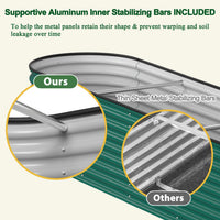 outdoor planter box, stainless steel