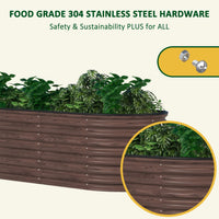 Safety & Sustainability Metal Garden Bed