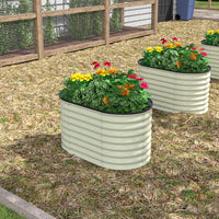 4x2ft round garden bed