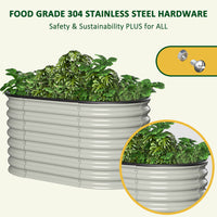 304 galvanized steel garden bed kit