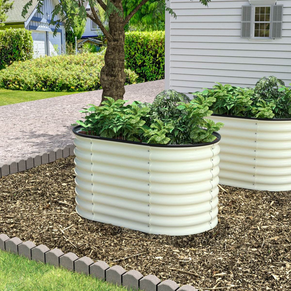 round raised garden bed kit