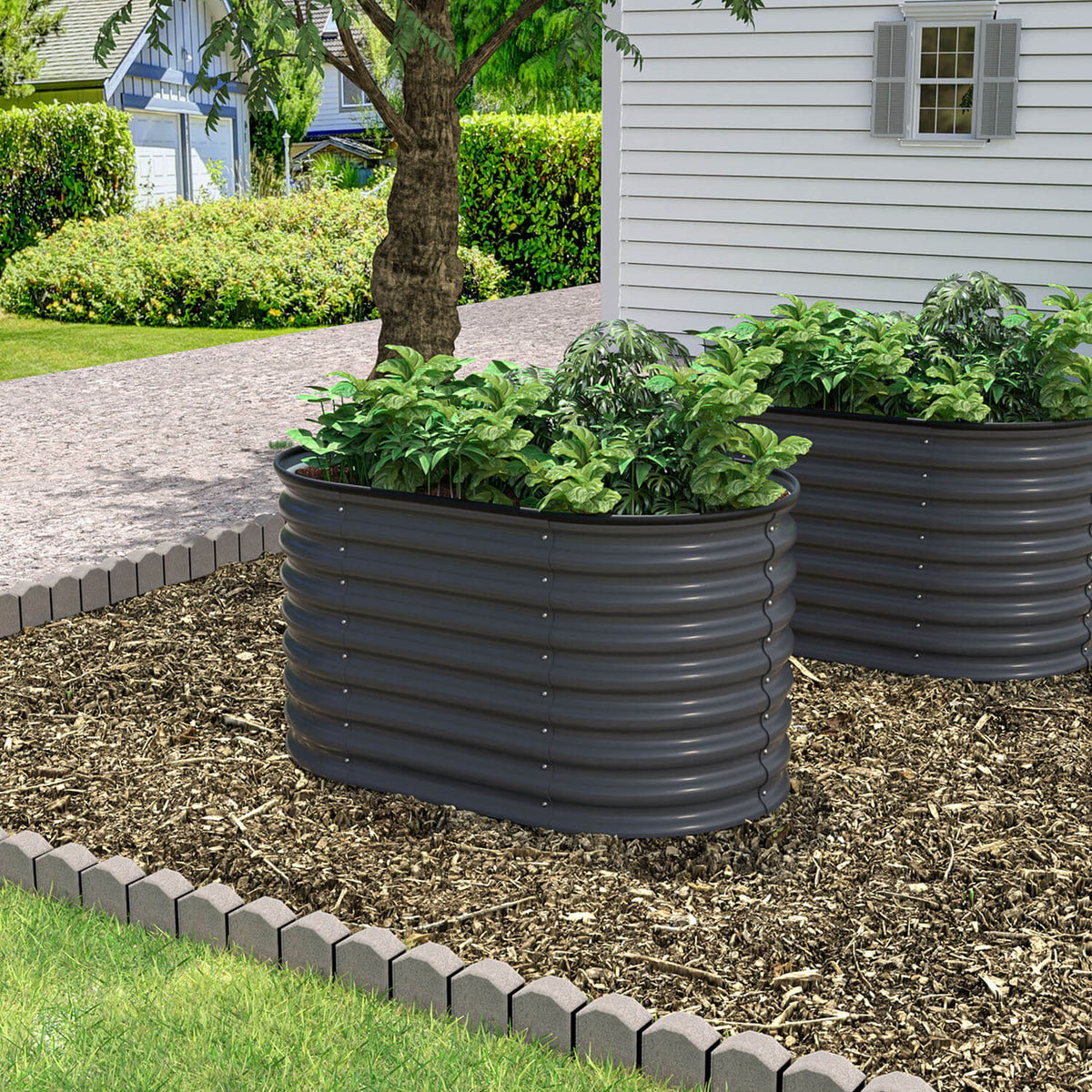 round raised garden bed kit