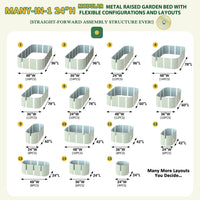 Easy to assemble garden bed