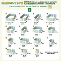 Easy to assemble garden bed