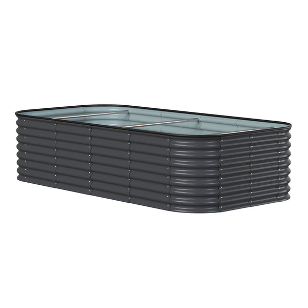 4x8 metal raised garden bed