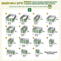 24"H Metal Garden Bed