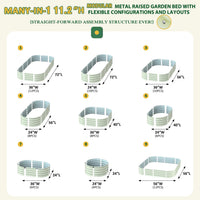 Modular Garden Beds, 6x3x1ft