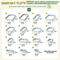 Many-in-1 Modular Raised Container