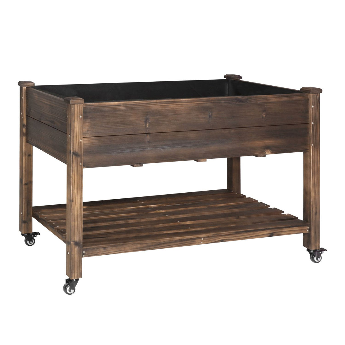 rolling herb garden, Brown