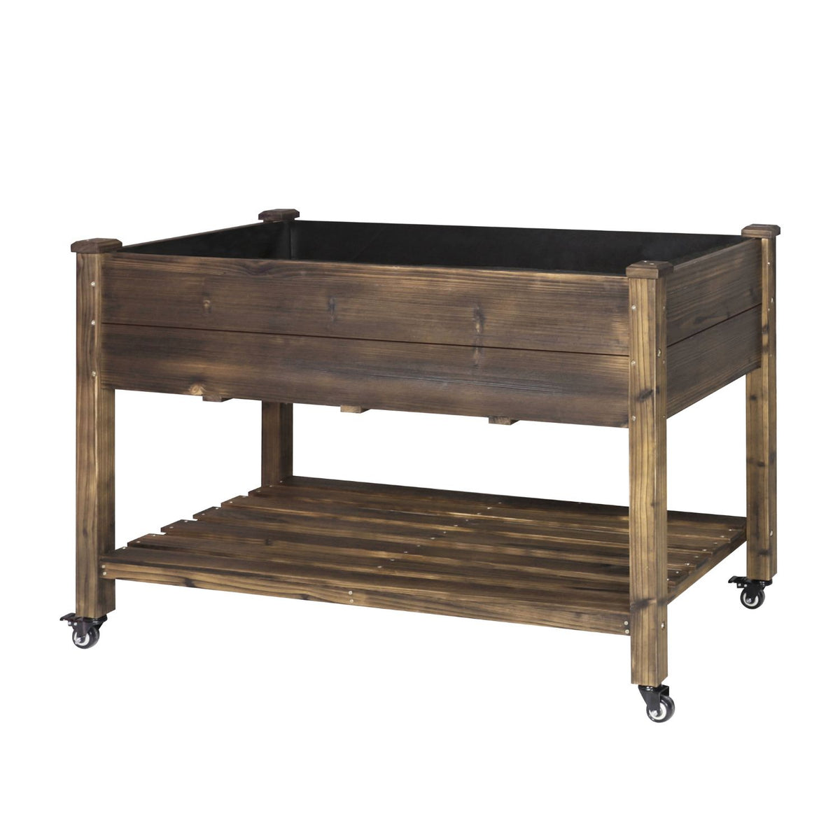 rolling herb garden, Brown