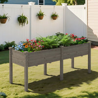 raised planter box for vegetables