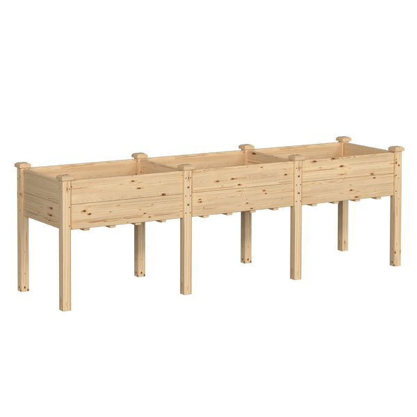 Rectangular Elevated Garden Bed
