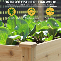 Weather-resistant Raised Planter Box