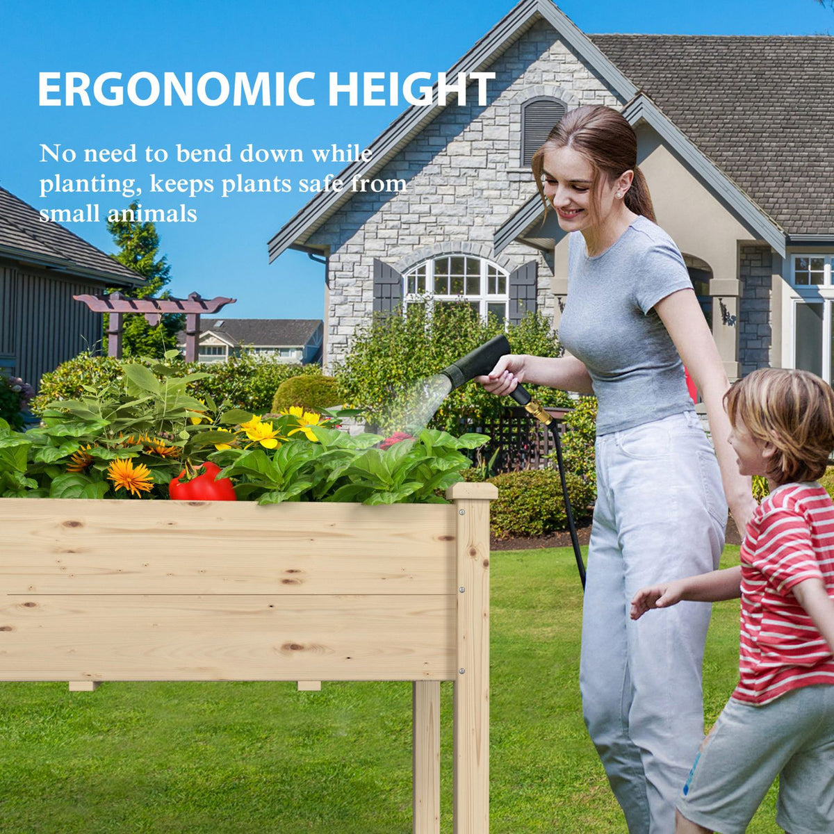 Ergonomic Garden Bed with Legs