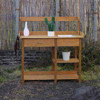 Garden Potting Table, Burlywood