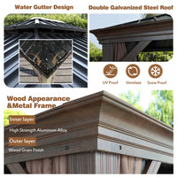 lawn gazebo snow resistant