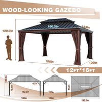 Aluminum Patio Gazebo 12 x 16