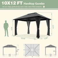 12 x 10 Gazebo with Mesh Netting