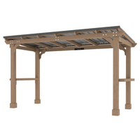 Wood Grill Gazebo, 6 x 13