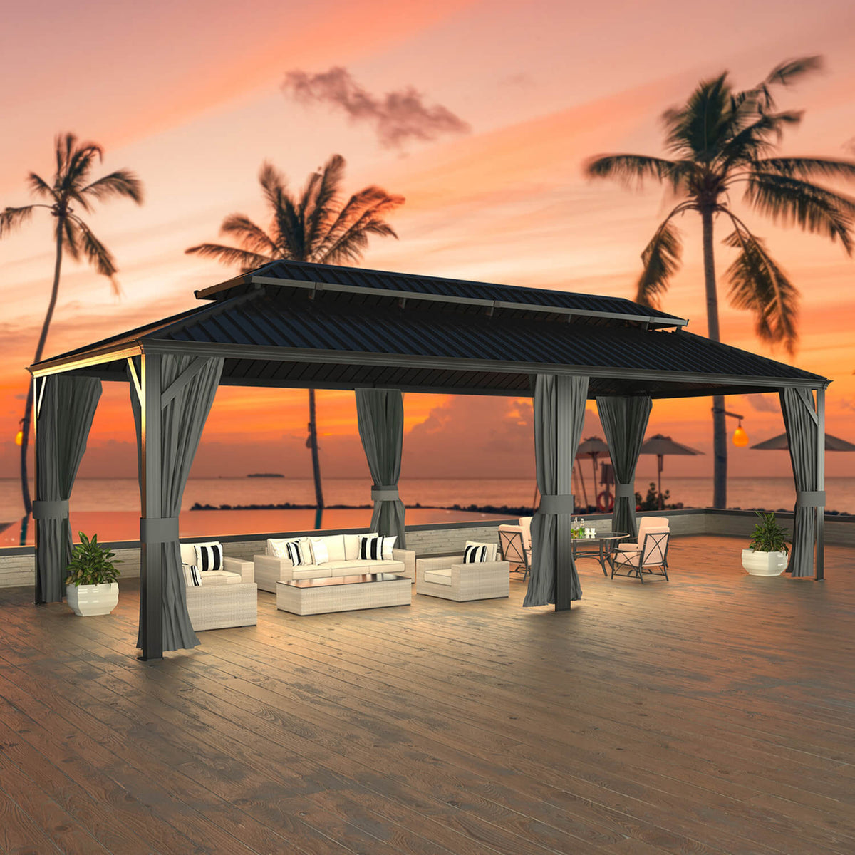 12x24 hardtop gazebo