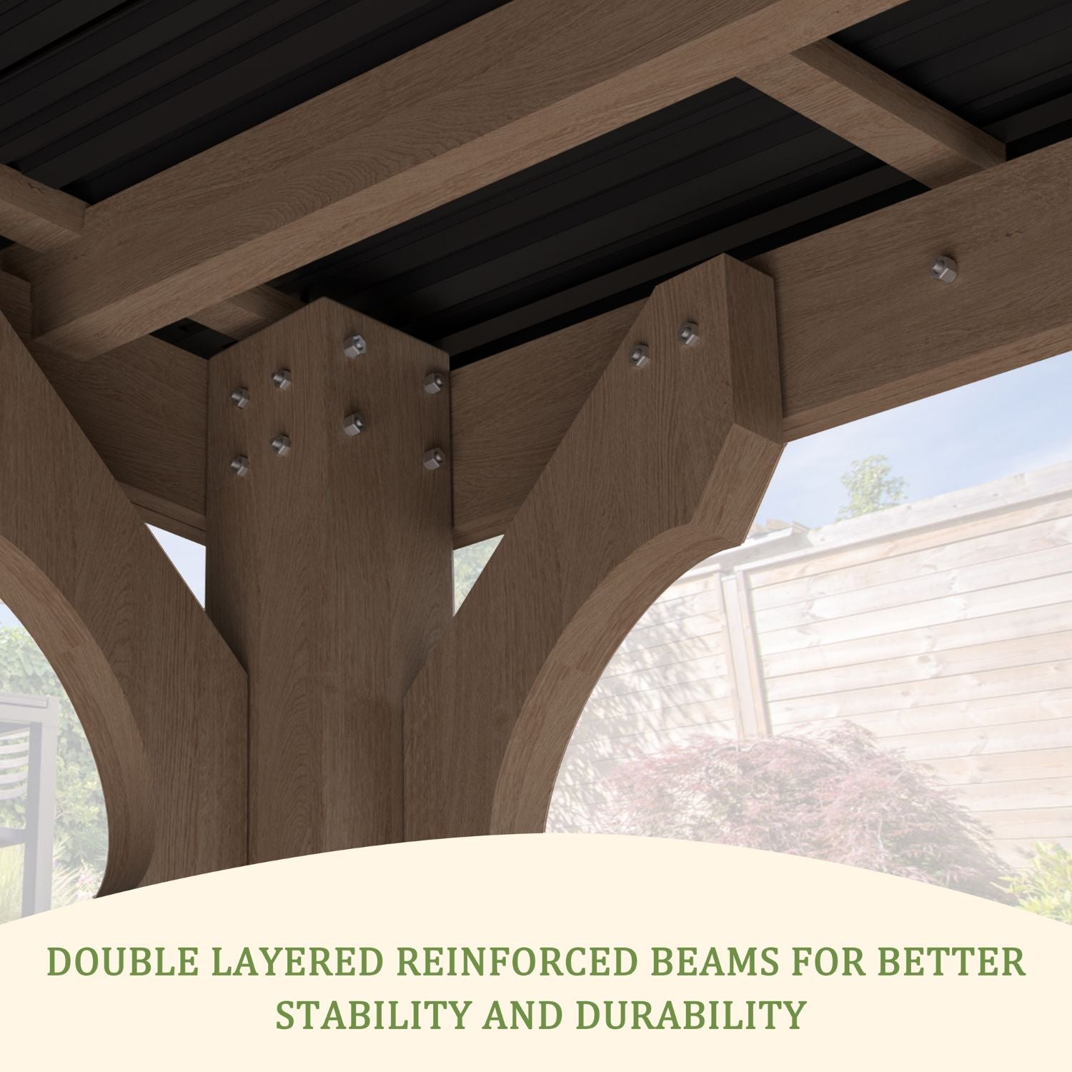 VEIKOUS Hardtop Grill Gazebo - Thumbnail 4