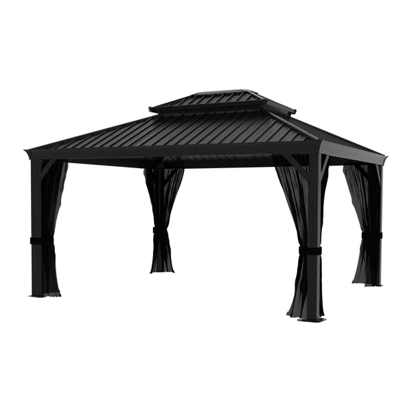 Hardtop Gazebo with Netting