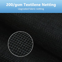 Gazebo with 200gsm Textilene Netting