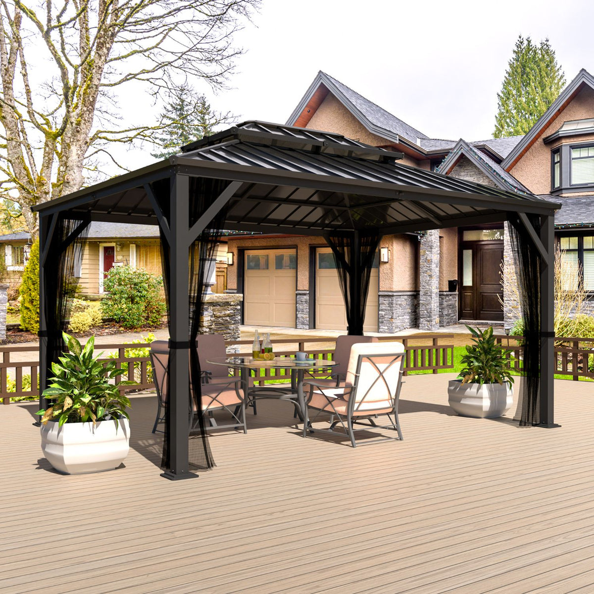 Aluminum Backyard Gazebo