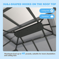 Aluminum Gazebo with Hooks