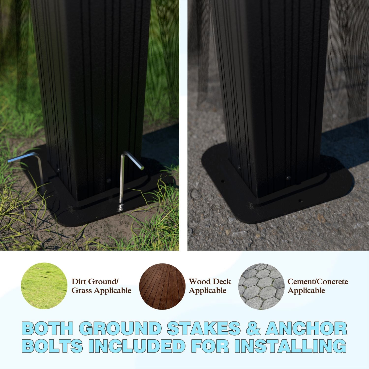 VEIKOUS Hardtop Patio Gazebo - Thumbnail 5