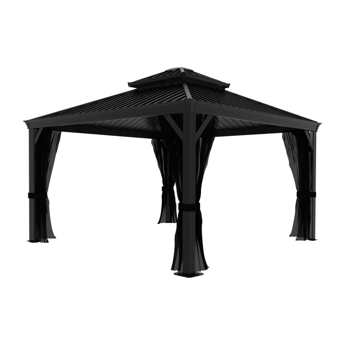 veikous outdoor double roof gazebo