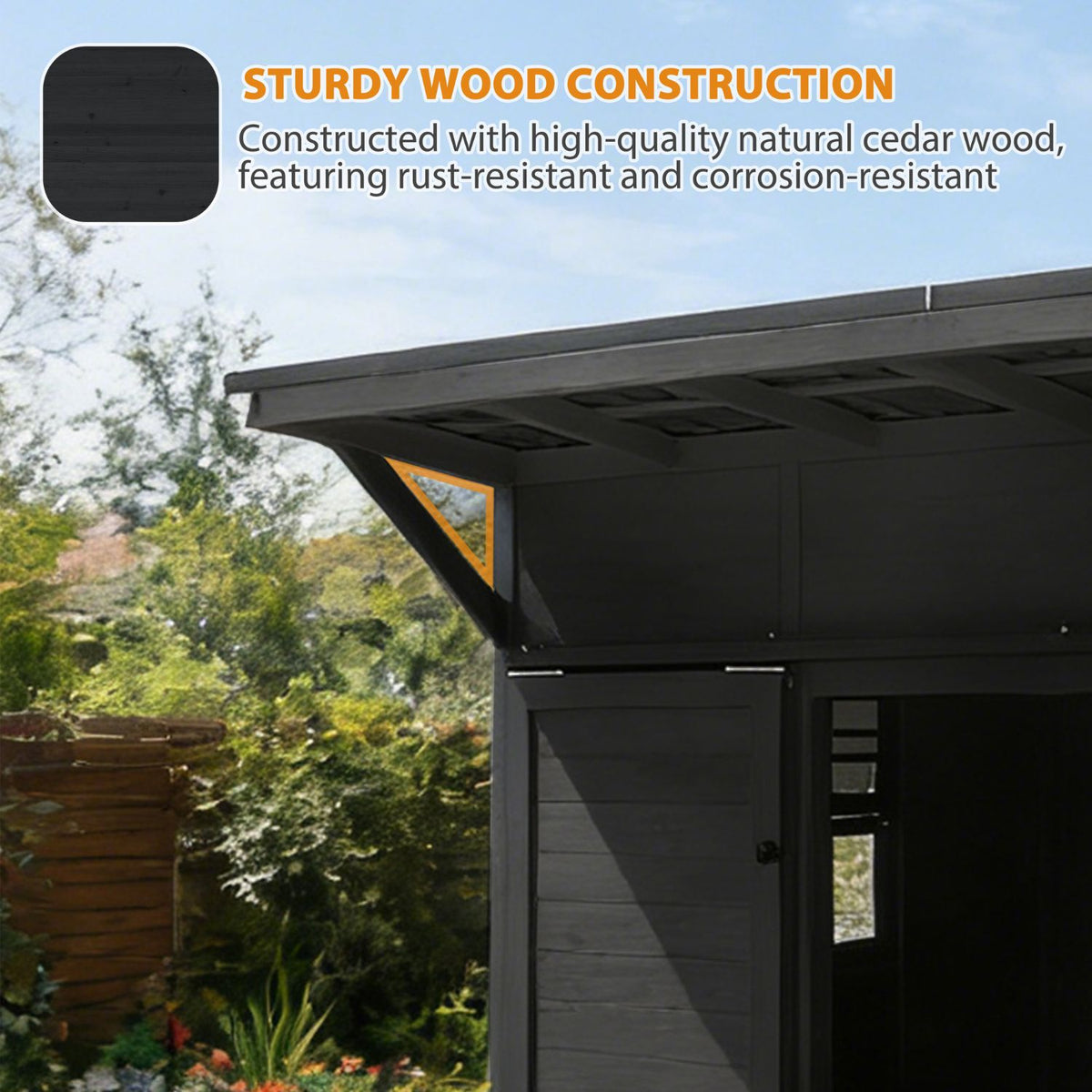 Outdoor Bar Kit with Wood Construction