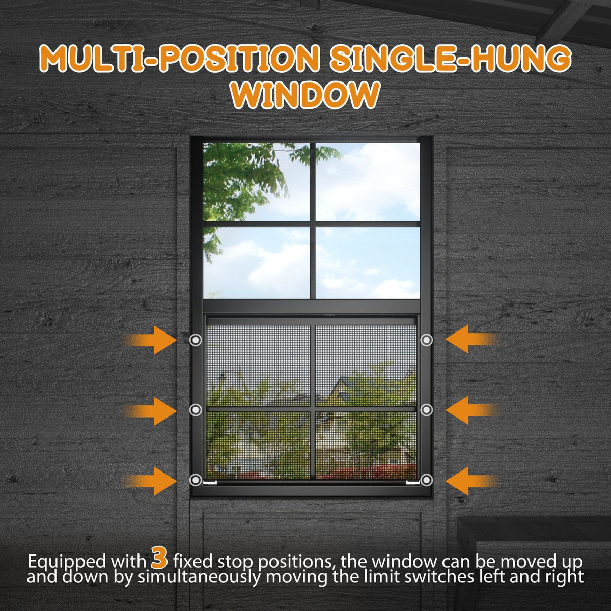 Outdoor Cedar Bar with Ventilation Window