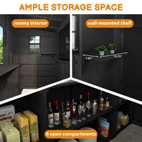 Spacious home pub bar for relax