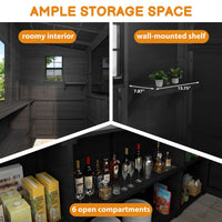 Spacious home pub bar for relax