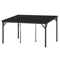 wall mounted lean to gazebo