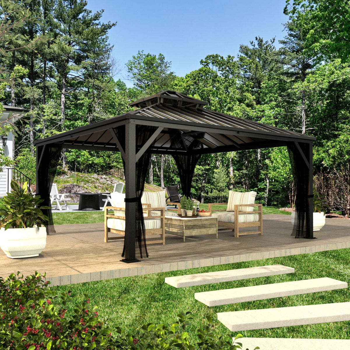 High Quality Hardtop Gazebo
