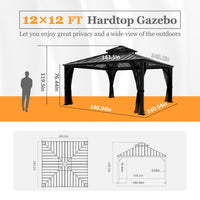 Aluminum Frame Gazebo with Netting