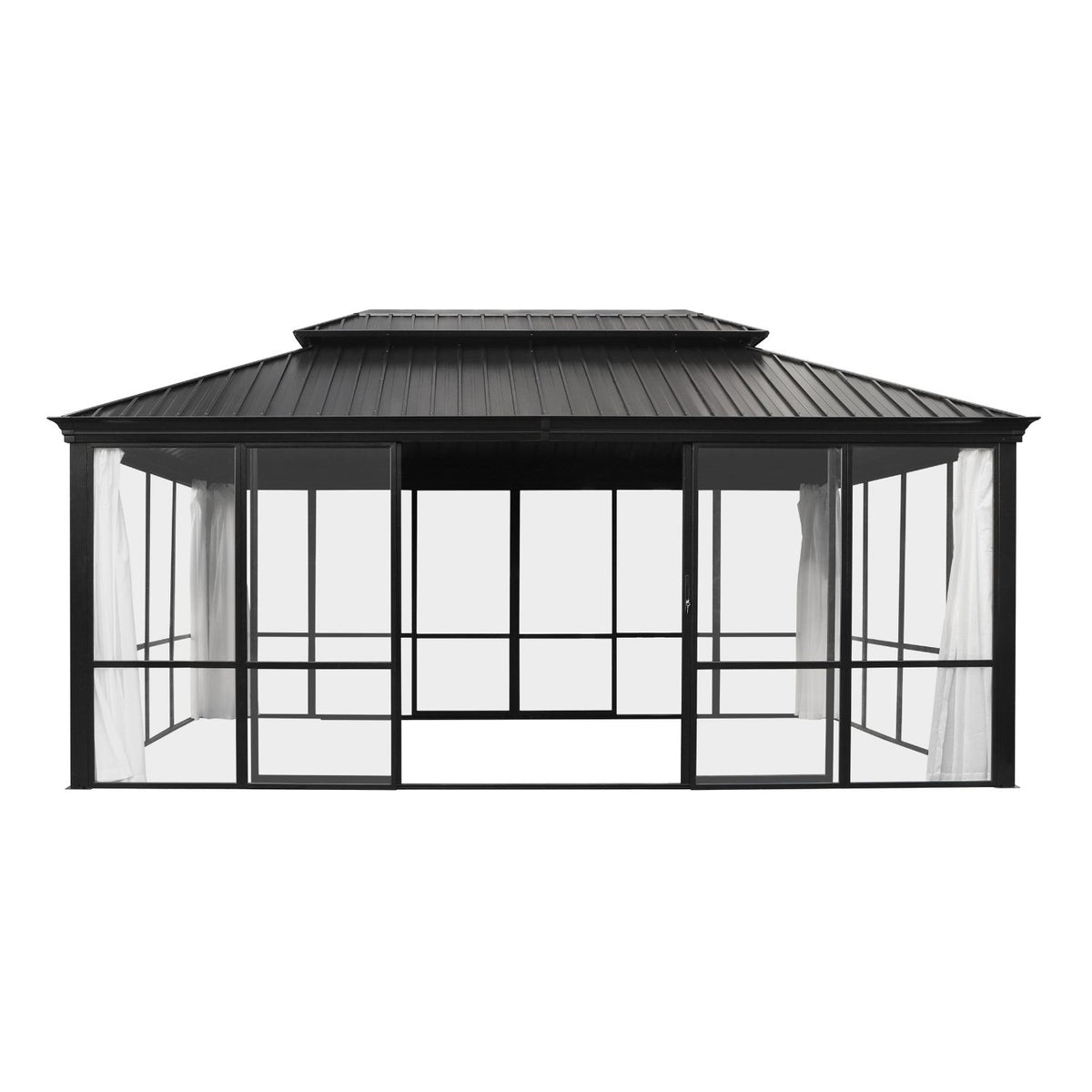 Veikous 12x20 Aluminum Solarium Sunroom