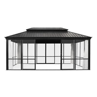 Veikous 12x20 Aluminum Solarium Sunroom