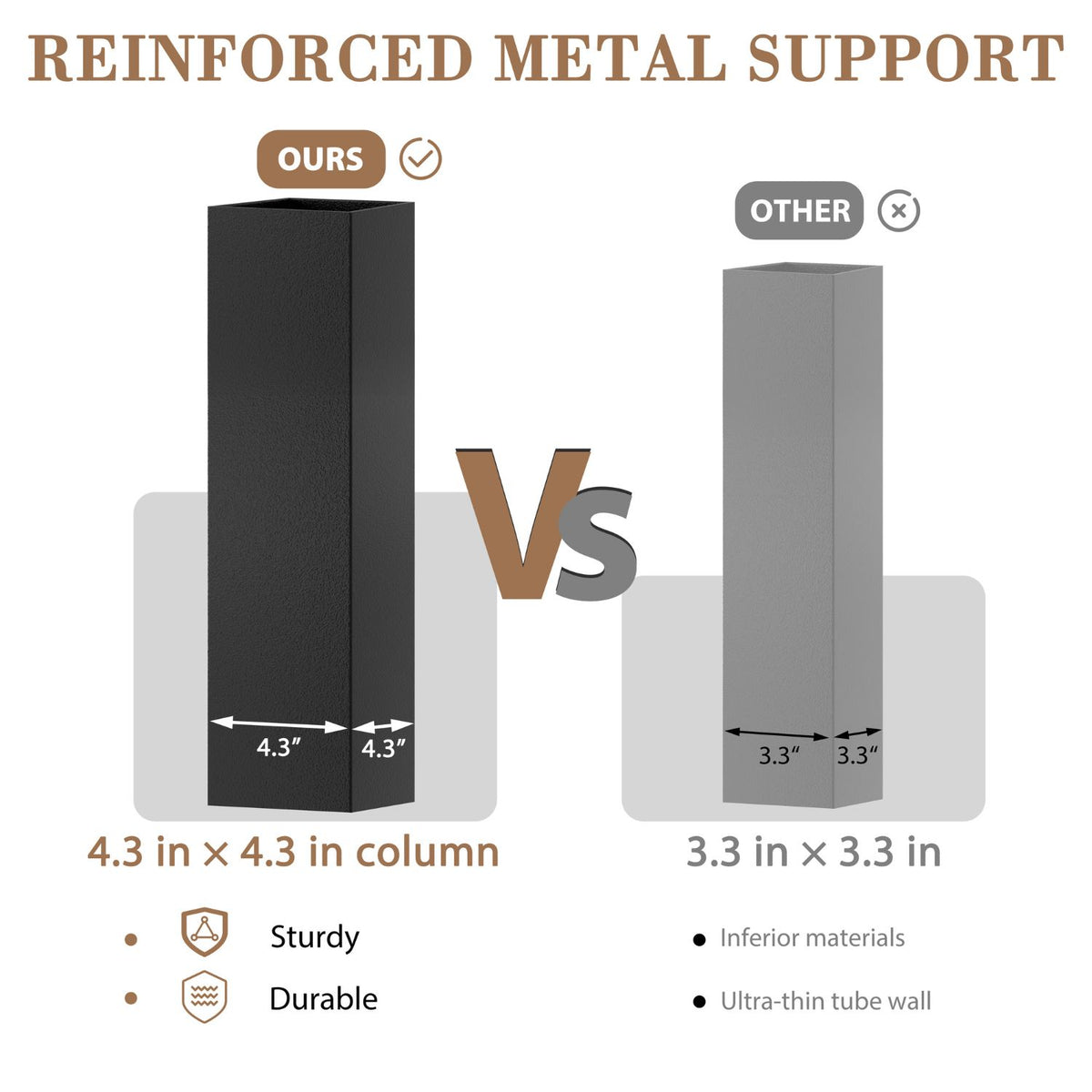 Reinforced Outdoor Enclosed Gazebo