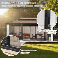 Aluminum Solarium with Sliding Doors