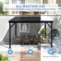 lean to wall gazebo